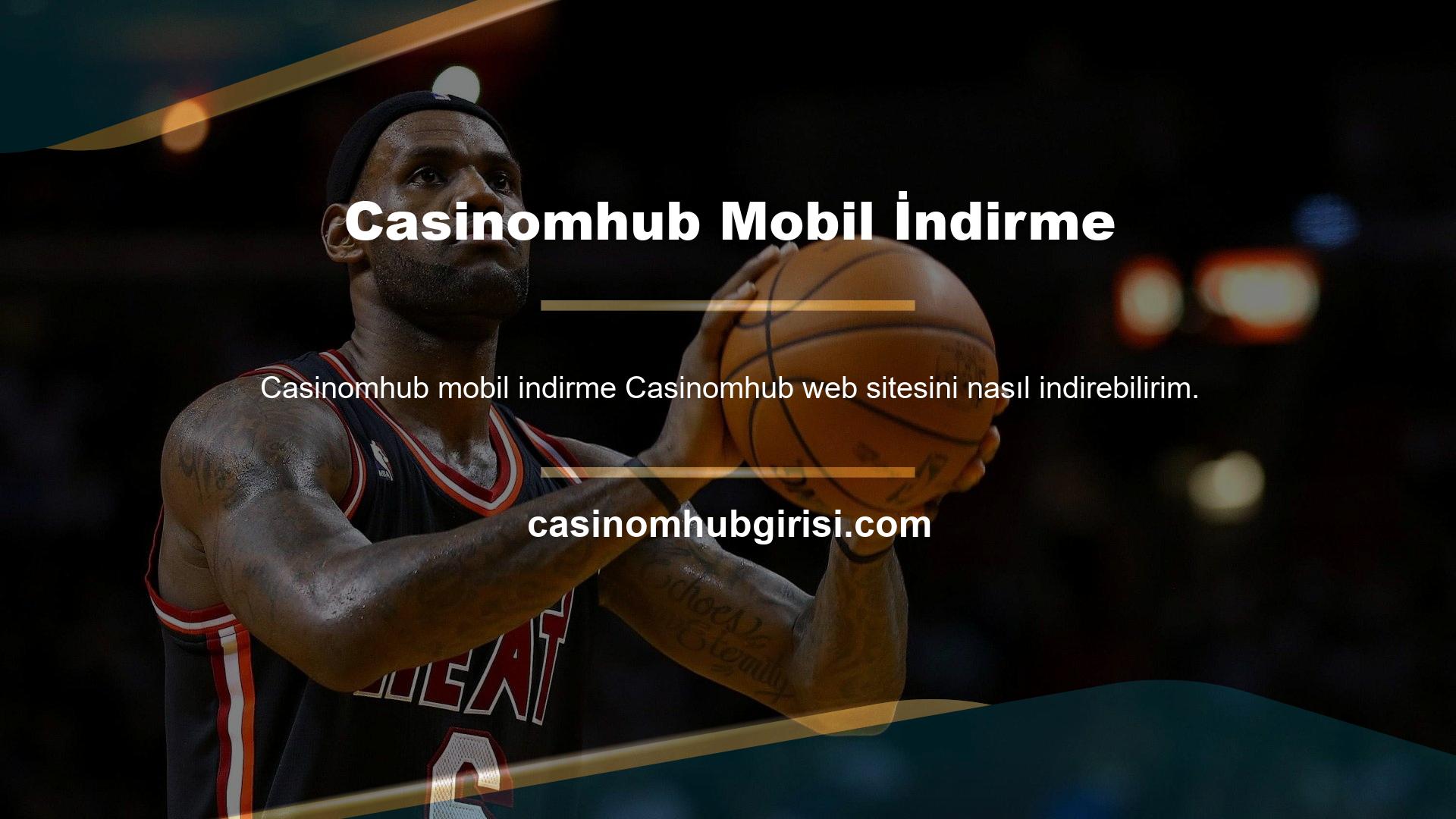Canlı maçları izlemek için Casinomhub web sitesini nasıl indirebilirim? Site sadece canlı maçlar göstermekle kalmaz, aynı zamanda üzerlerine bahis koymanızı sağlar